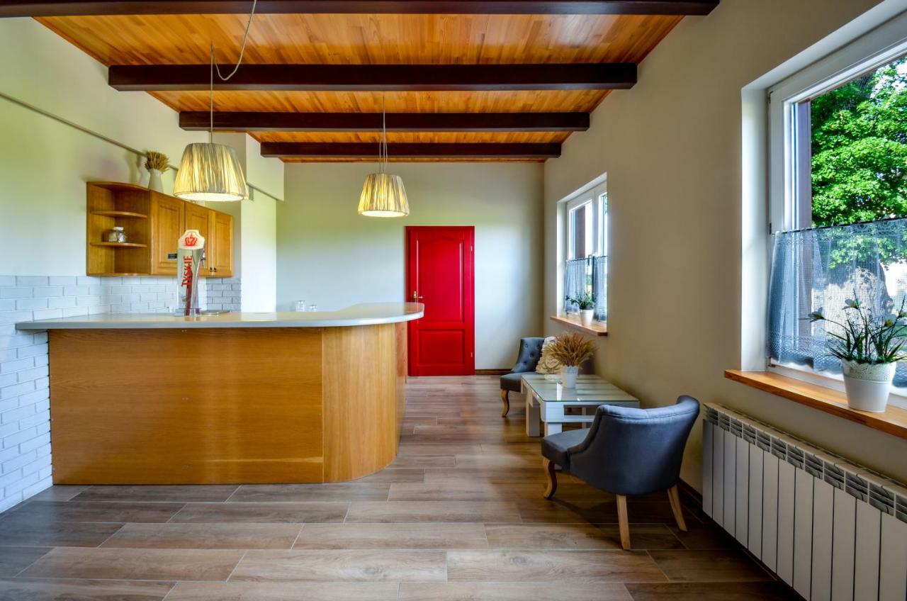 Zielona Przystan Hotel Manasterz ภายนอก รูปภาพ
